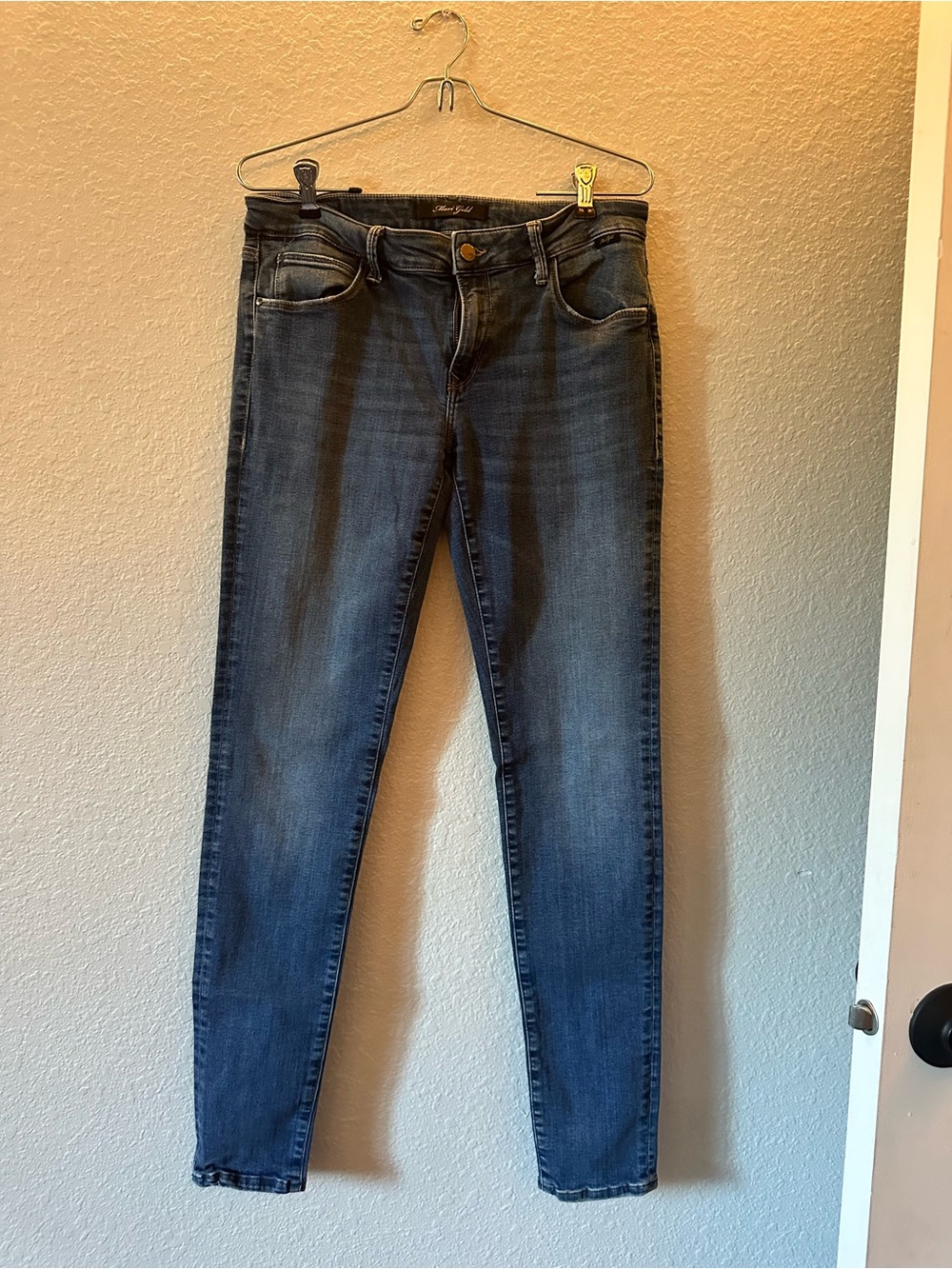 Mavi Gold // Women's Skinny Jeans in Dark Blue Wash